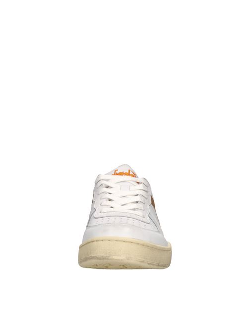 Leather trainers DIADORA HERITAGE | MI BASKET LOW USEDBIANCO-MARRONE-ARANCIO